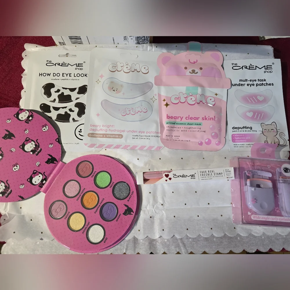 Crème Beary Clear Skin Pink Under-Eye & Face Mask Set - Picture 2 of 3